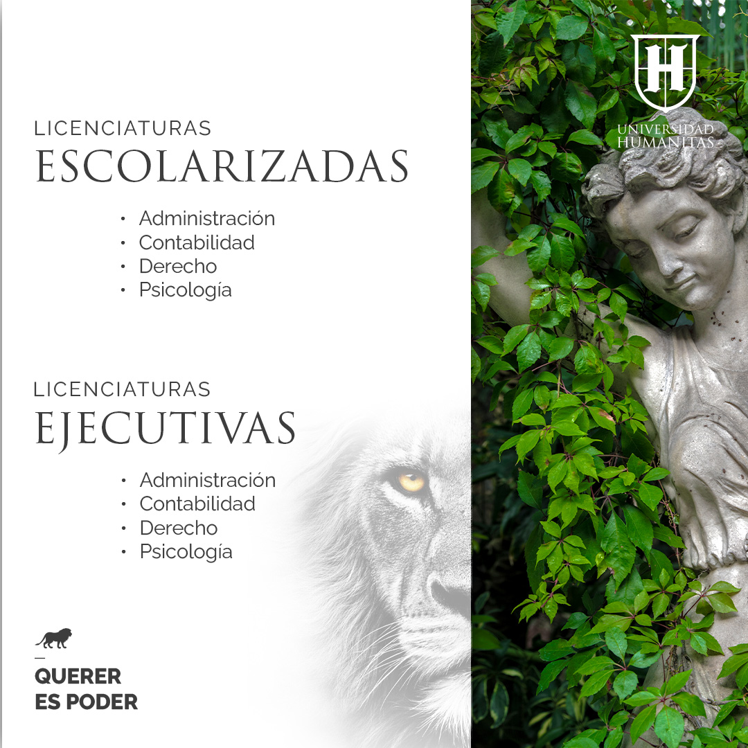 UHumanitas's tweet photo. En #CampusMagnoDelValle te acompañamos para que transformes tus aspiraciones en logros reales. 🦁🏛️
🎓 Licenciaturas, maestrías y diplomados diseñados para quienes quieren ir más allá.
#UniversidadHumanitas #SoyHumanitas #ImpulsandoPersonas #QuererEsPoder https://t.co/7rD9FWn2TU