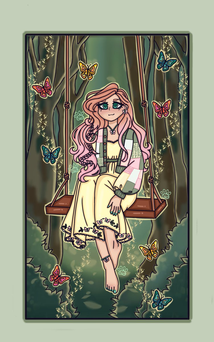 LilCherryKit's tweet photo. I always forget to post but its okay Day 2 of my MLP human designs we have my personal fav. Fluttershy♡♡ https://t.co/Yiec78l8L3