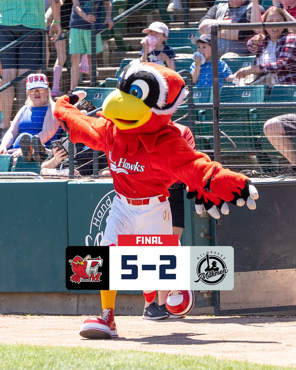 AA_Baseball's tweet photo. RedHawks finish their glass of milk as they get the Sunday W‼️

Watch replays with AABaseball.TV+ https://t.co/cAl3eYNay2