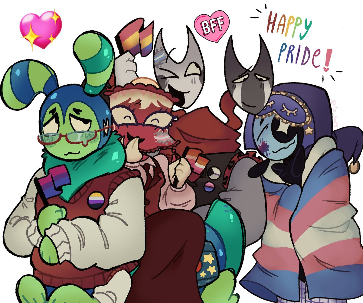 itz_noopy's tweet photo. Happy pride month!!
#dandysworld #dandysworldart https://t.co/Cw9XIYkQw1