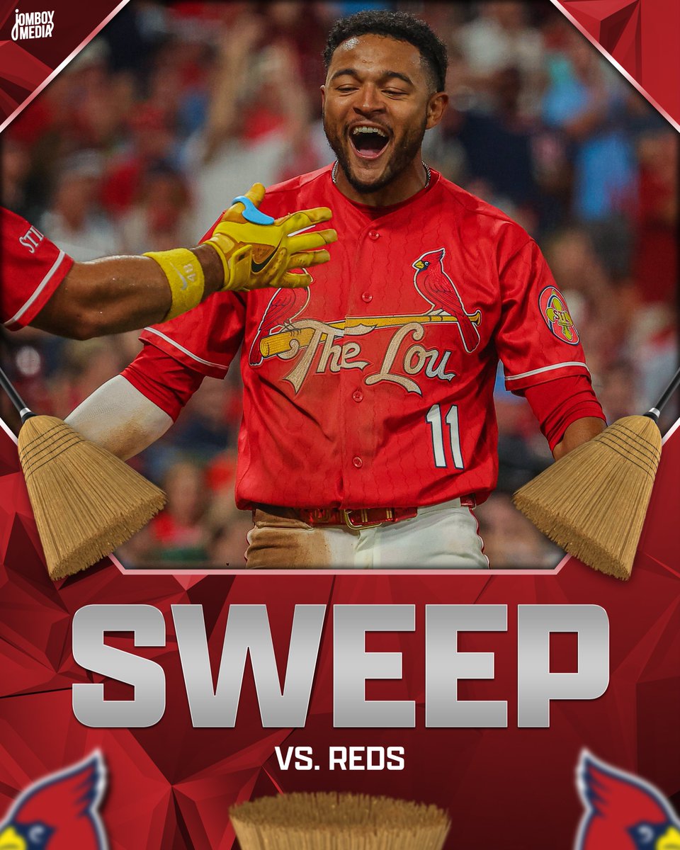 TalkinBaseball_'s tweet photo. Cardinals SWEEP the Reds https://t.co/Vcivbqh24C