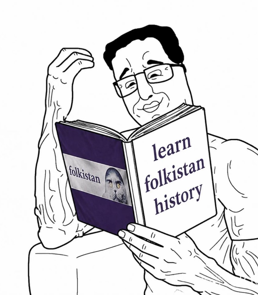 pluqsol's tweet photo. THERE IS NEW MEME COUNTRY GOING VIRAL ON TIKTOK:
https://t.co/CIJ5aptL5j

Someone created their own meme country on TikTok called "Folkistan"
https://t.co/XdjIMrODbl

THEY HAVE THEIR OWN MEME FLAG, BOOK AND OWN HISTORY https://t.co/tRLJOVDZF2