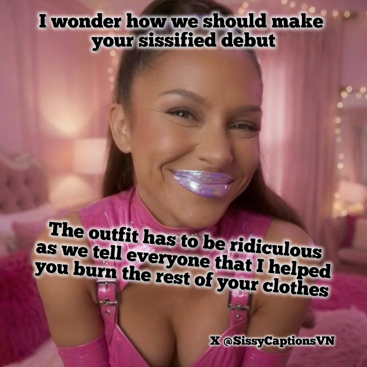 SissyCaptionsVN's tweet photo. https://t.co/bw3r9RKsWI