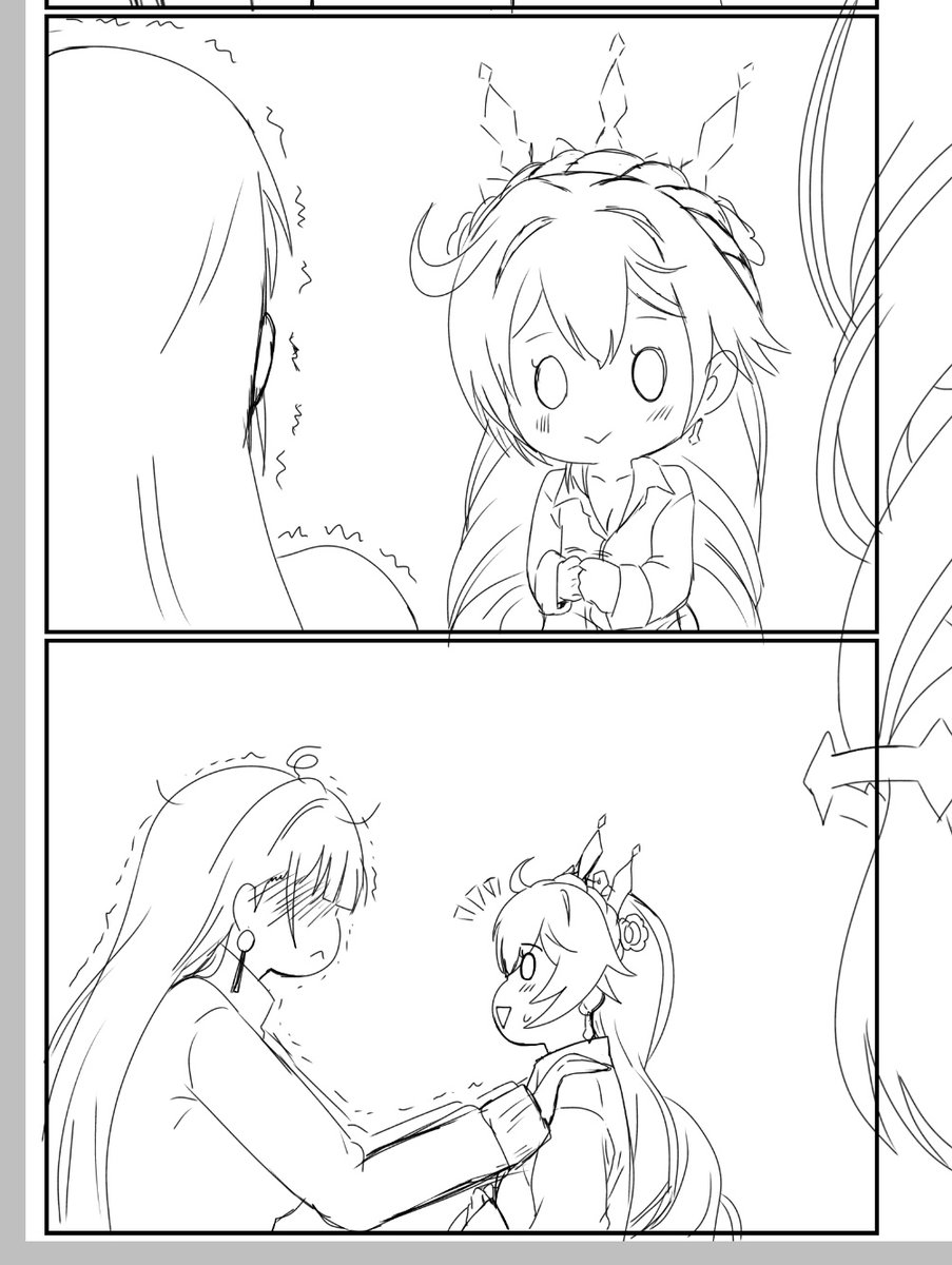 KuDayunii's tweet photo. Kiana and Mei from the December story have a "new lovers relationship that is still shy"

Kyaaaa!!! Ku really enjoy drawing them like this(＞∇＜  )💞

#kiamei WIP WIP https://t.co/qMOo8JtfOy