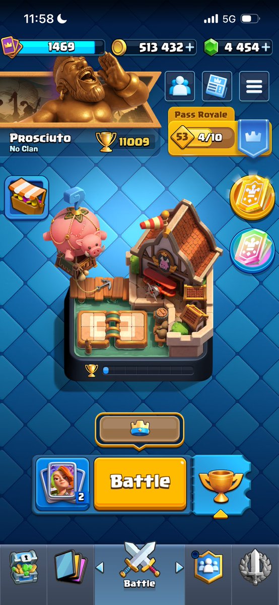 Prosciutobs's tweet photo. Ranked wait for me😈🏆

#clashroyale #ranked https://t.co/wLHFcX6t3r