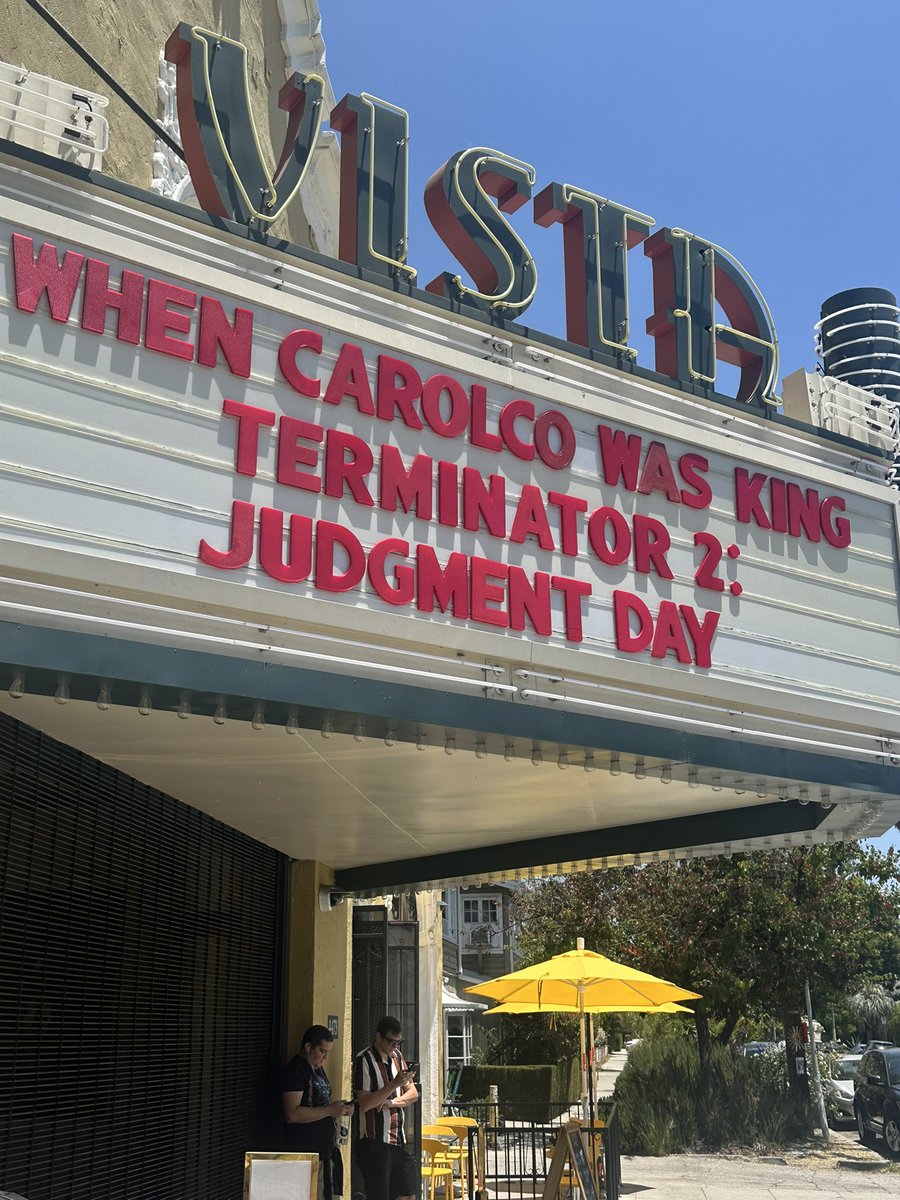 JoeyRadikal's tweet photo. Judgment Day all over again. 
Thank You @vistahollywood #Terminator 
#T2 https://t.co/ewYIS9MRl0