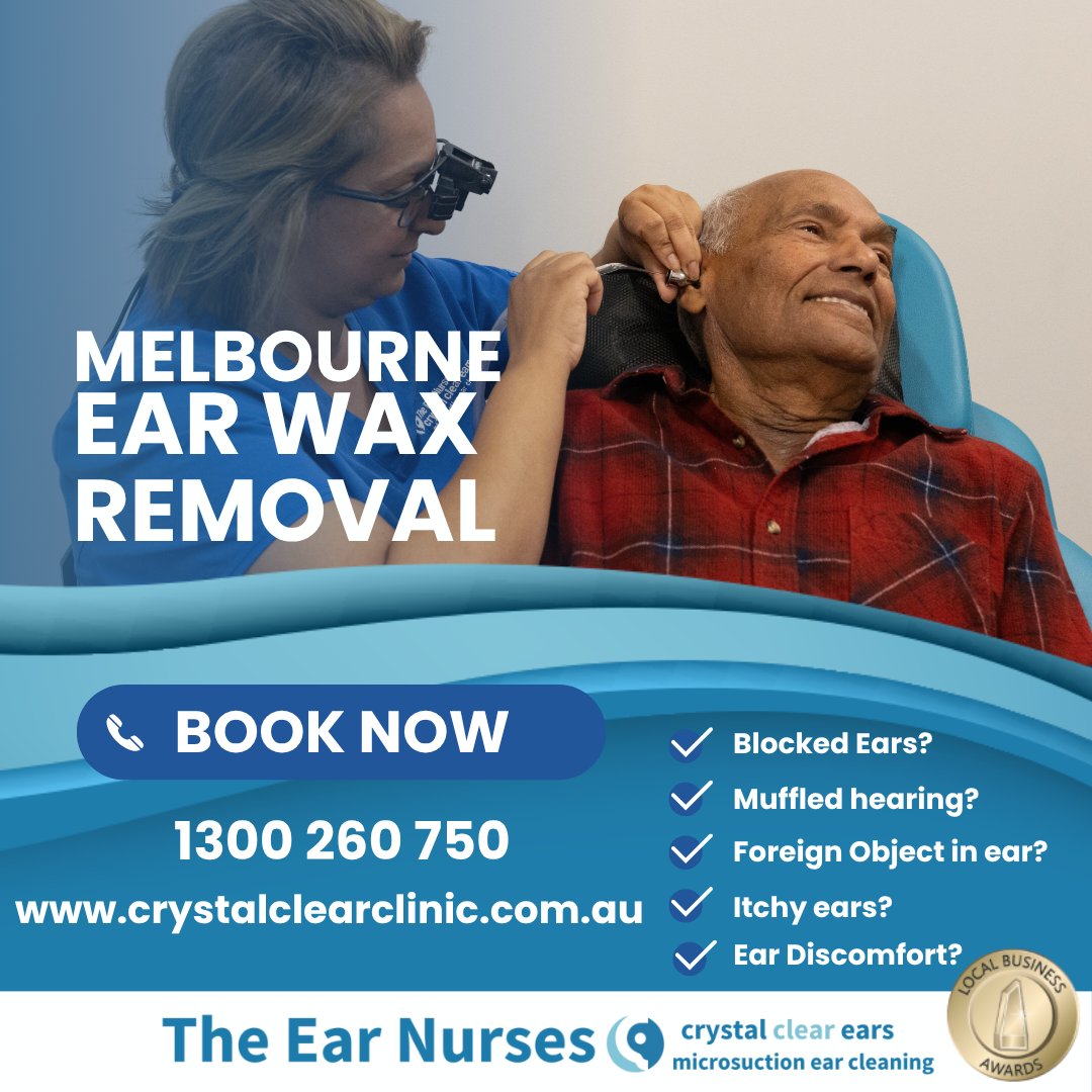 theearnurses's tweet photo. Blocked ears? Muffled hearing? Foreign object in the ear?

With over 18 years’ experience, The Ear Nurses provide gentle, personalised care for all ages—from babies to seniors.

Book your appointment today: https://t.co/1W3TOyDdwb https://t.co/32DqFs1hVv