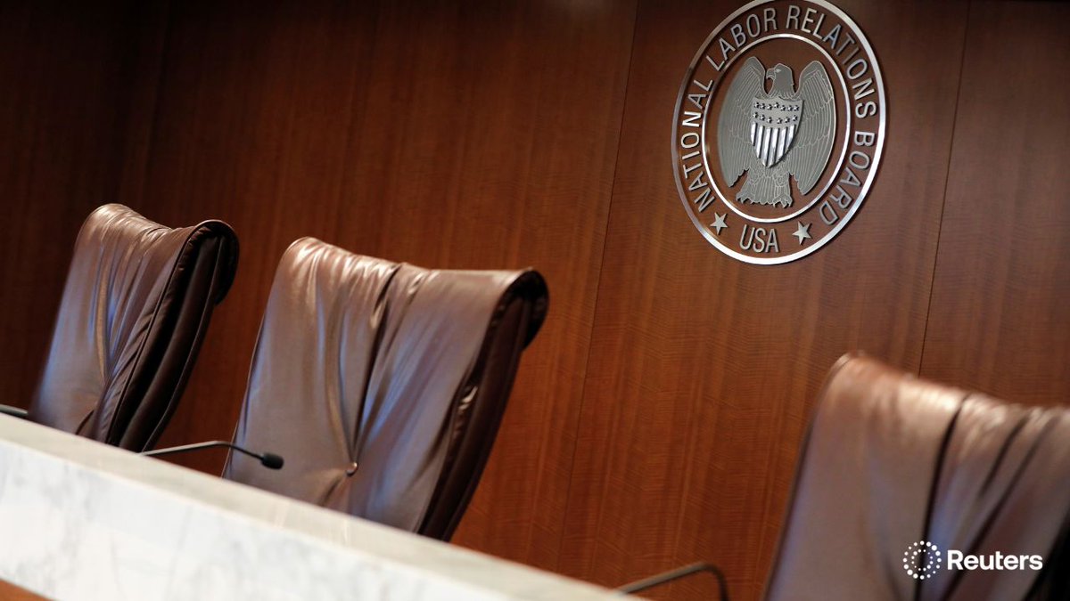 ReutersLegal's tweet photo. NLRB Chair James Murphy and General Counsel Crystal Carey on June 4 warned members of the Congress that a proposed $94 million budget cut would further stretch the agency's already depleted resources as it grapples with a massive backlog of cases https://t.co/zv8S9ekb19 https://t.co/2qhDCg8kWg