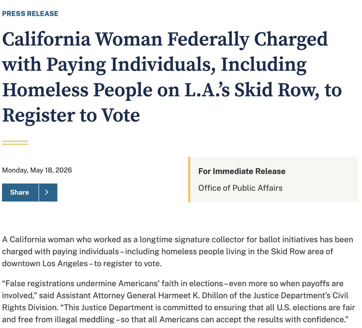 Milajoy's tweet photo. This is the reason all Skid Row votes are going to Nithya Raman. 

Democrats set up a card table and paid people to register to vote, and to vote the way the Dems wanted. 

This was done by countless people. 

This was found out WEEKS ago.

Yet ONE PERSON was charged.

Pathetic. https://t.co/TfzIGMmq2X