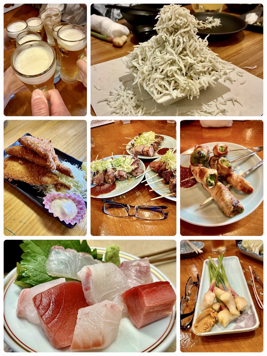 UNDOWN5219's tweet photo. うまいもん酒場かさ
ぶんぶん
おおしば
MJ食堂

拝島ではしご酒🍻
どれもこれも絶品料理🧑🏻‍🍳🥣

ご一緒した皆さま楽しくて美味しくて
素敵な時間をありがとうございました🙇‍♂️

シラスの奥に某店の谷中生姜🤣

Gochi🙏🏻💯💯💯 https://t.co/kj9e76Kqn5