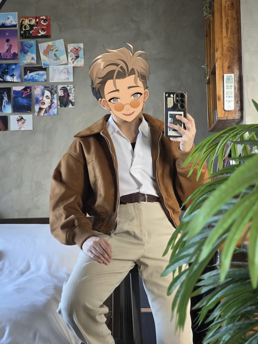 vtuber0ji's tweet photo. I have been touching grass for 3 consecutive days 😭

yesterdays outfit hehe https://t.co/fOlrzEHhEV