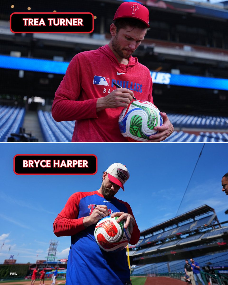 SBJ's tweet photo. Philadelphia athletes are participating in the new "Philly Match Ball" program to welcome the nine nations set to compete in Philadelphia during the FIFA World Cup 2026 ⚽

Each squad will receive an official FIFA match ball as a welcome to the city. https://t.co/EUchlOsxG9