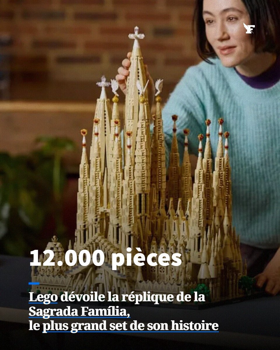 Le_Figaro's tweet photo. Le groupe danois rend hommage à Antoni Gaudí avec un modèle hors normes, conçu pour reproduire jusqu’aux jeux de lumière des vitraux de la basilique. →https://t.co/WCHFi4RHpq https://t.co/I5XTStpaPI