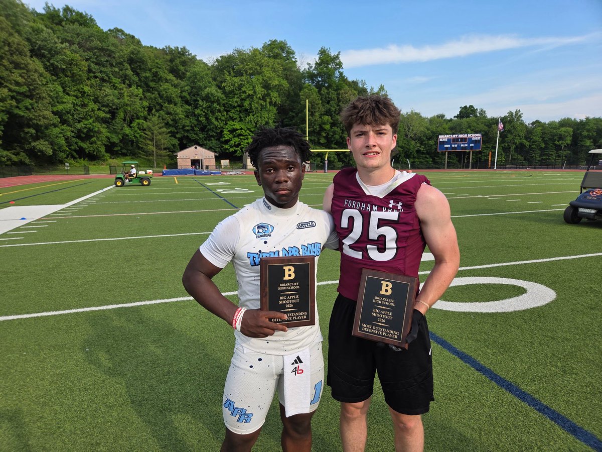 hopwood_rj's tweet photo. Congratulations to Kevin Taylor ’27 on earning Defensive MVP honors at the Big Apple Shootout 7-on-7 Tournament.

A disruptive playmaker who consistently impacted games against top competition. Well-deserved recognition for an outstanding performance.

Go Rams! 🐏🏈 https://t.co/9PjC9OjVr7