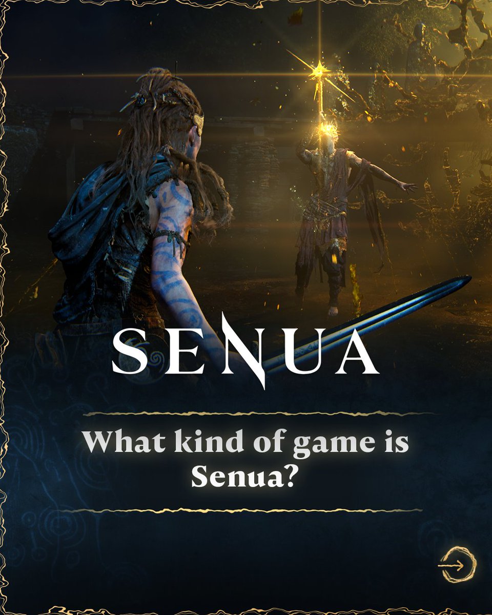 senuagame's tweet photo. What kind of game is Senua? https://t.co/aXMTtx4n7M