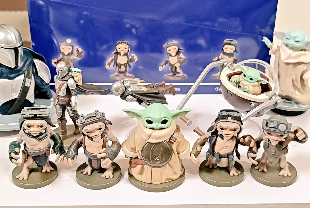 STAR WARS マンダロリアン リトルスタチューコレクション未開封4箱 買っちゃった💦 ボックス買いなら揃うって聞いたから… なかなかいいお