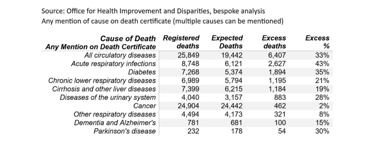 waltz_tales's tweet photo. @Lhayes67 @kristinaEBP @thelegacyofnerd AIDS damaged the immune system, so there was a specific range of final causes of death it contributed to.

SARS-CoV-2 damages ALL of the body’s systems.

The range of deaths it contributes to is much wider.

Leading causes include pneumonia, cancer, heart disease, diabetes, etc. https://t.co/dHZax9FteS