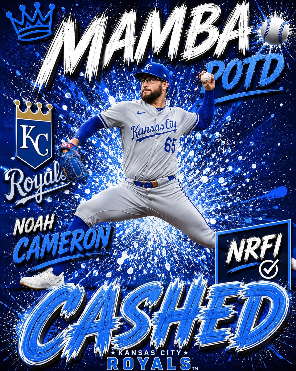 MambaCoachBet's tweet photo. POTD 💵

❌Alonso (0/3 ends 10-gm streak)
❌Acuna (0/4 ends 3-gm streak)
❌Elder (leadoff HR)
✅Meidroth
✅Schlittler
✅Cameron
✅McGreevy
✅deGrom

Cameron cashes, but trash hitting leaves us at 5 of 8 (63%) on the day https://t.co/v37740l1nL