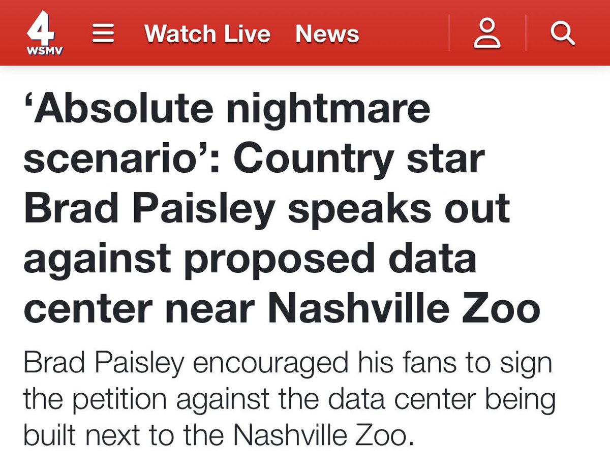 jaeporeon's tweet photo. country singer brad paisley has joined the data center resistance https://t.co/MZWSQOJTaT