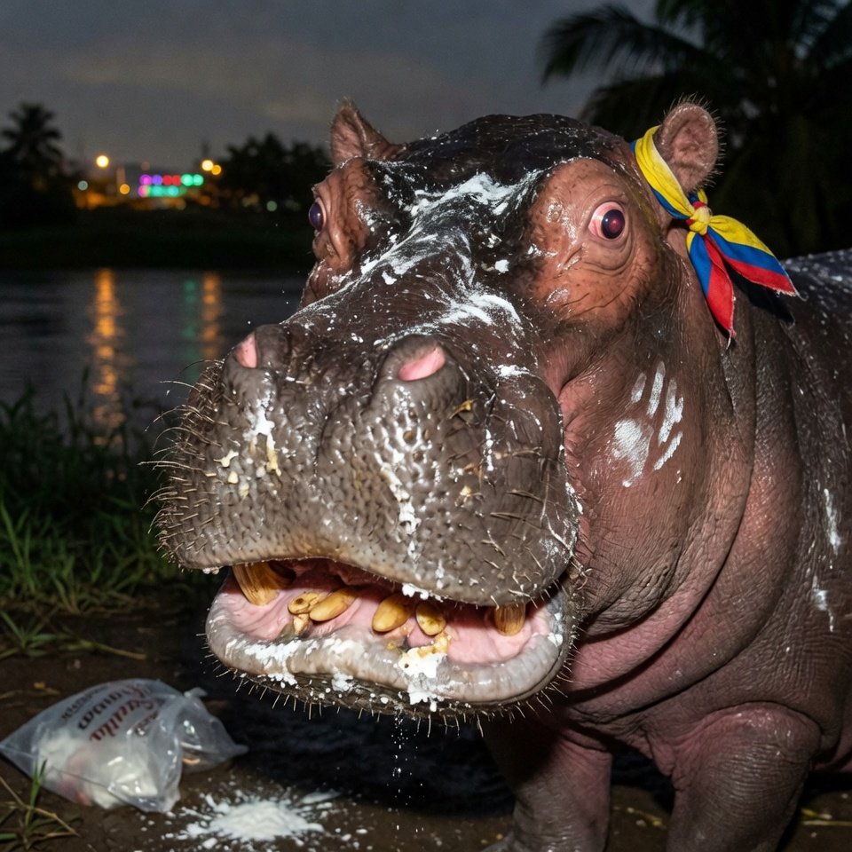 TheMossadIL's tweet photo. If the Colombian election didn't go our way, plan B was to plant this coked up hippopotamus as a substantially better president than Gustavo Petro. https://t.co/LJHqea5shs