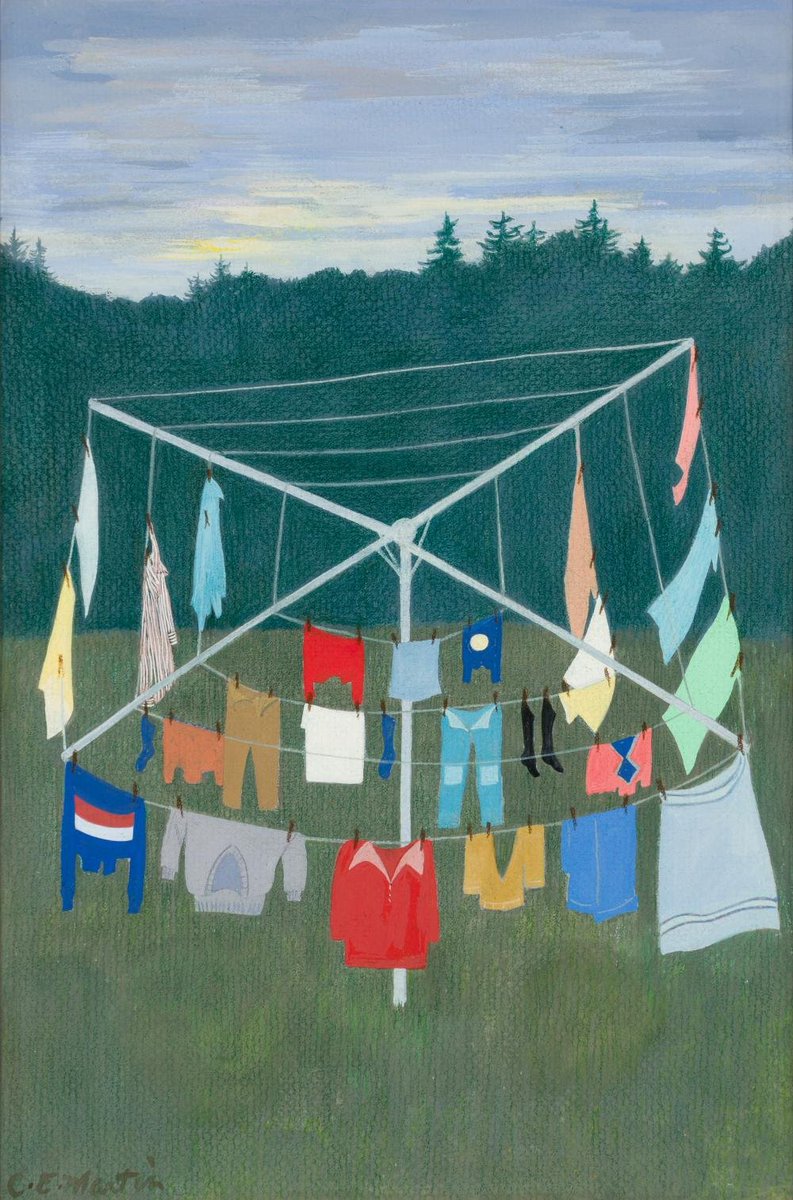 marysia_cc's tweet photo. Charles Martin (1910-1995), Laundry Line https://t.co/ZR58QV6HLs