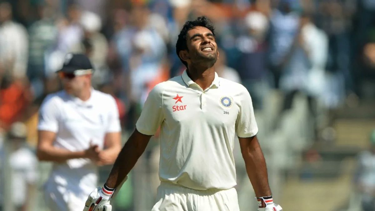 Vipintiwari952's tweet photo. I see all the hype around Manav Suthar right now, and it instantly reminds me of Jayant Yadav.

Jayant Yadav had a strong start in Test cricket. In his first Test, he scored 62 runs and took 4 wickets. In his second, he scored a fifty (55 runs) along with 4 wickets. In his third, he scored a century (104 runs) and also took 1 wicket. Then, In the next two Tests, he scored 25 runs and took a five-wicket haul, followed by 2 wickets in the other. 

In his final Test, which was a one-sided match, he scored 2 runs and bowled only 6 overs without taking a wicket. After that, he did not get another opportunity for India.