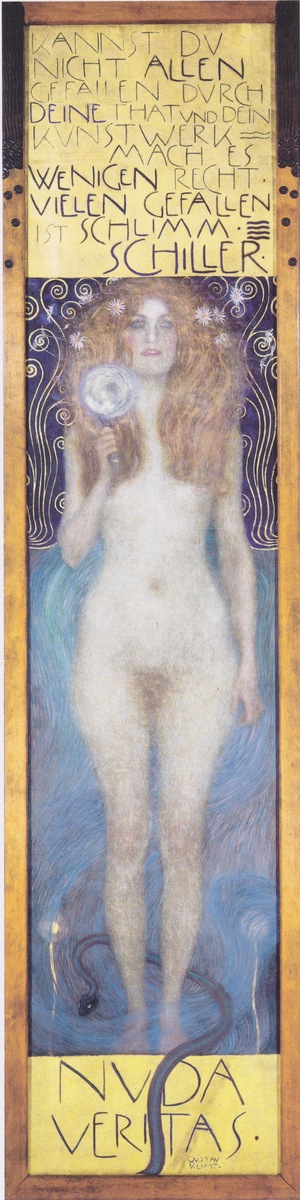 artistgklimt's tweet photo. Nuda Veritas #artbots #klimt https://t.co/ndQBQovYij