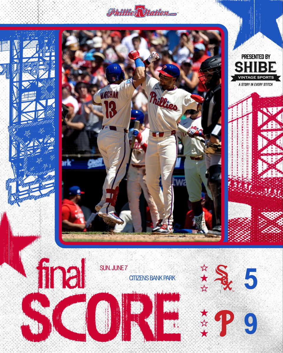 PhilliesNation's tweet photo. The Phillies take the series! https://t.co/bg6Y4Oikkg
