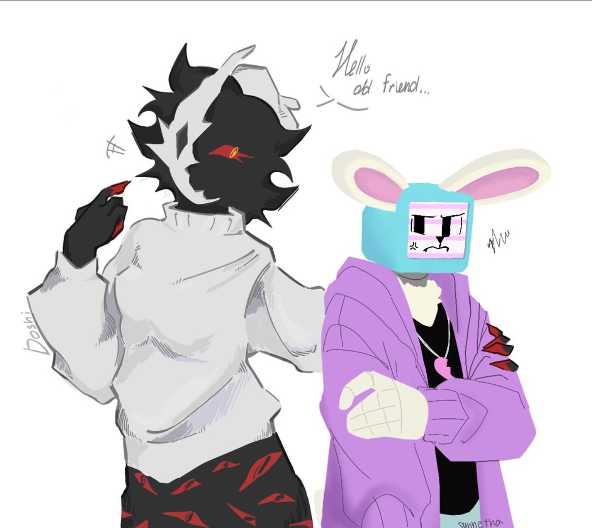 Doshi_248's tweet photo. Collab with my bestiee @AntennU85578 
(We drew this in magma) 
#regretevator #folly #melanie #regretevatormelanie #regretevatorfolly https://t.co/Y2kjMZb5WP