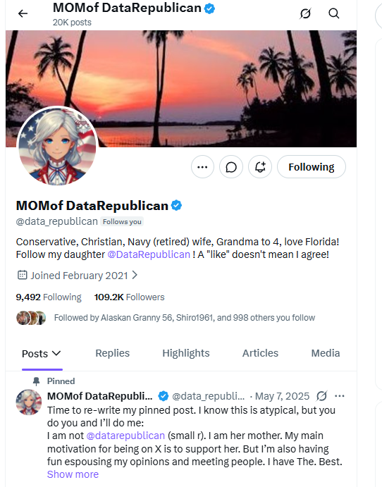 Alladdin1983's tweet photo. Story time: A lot of people are dunking on my friend @DataRepublican and the Data family right now. To me, they are family.
When the Biden administration terminated me from my federal intelligence officer role on October 18, 2024—purely because of my politics—I turned to X looking for a distraction. What I found instead was a community hungry for truth, especially on fraud and waste.
I started posting about USAID, which caught Jennica's attention. Our first video call was around late February or early March 2025. Since then, this family has supported me through some of the hardest financial and mental times I've faced.
Calling them grifters doesn't sit right with me at all. If you're one of the people saying that, do yourself a favor—look in the mirror and ask: How many people have you actually helped?
Shoutout to Jennica, her mom, and their interpreter @DataInterpretr. Grateful for you all.
@data_republican