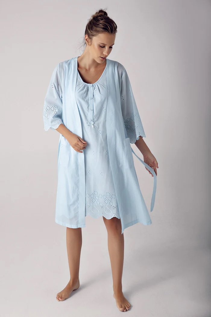 biggshopycom's tweet photo. Cotton Weaving Maternity-Nursing Nightgown &amp; Robe Set Blue - 10402

#biggshopy #pregnant #pregnancy #postpartum #maternity #nursing #grossesse #enceinte #schwangerschaft #mothers #baby #clothes #clothing 

https://t.co/shX9K8CELp https://t.co/K5BEn8agnA