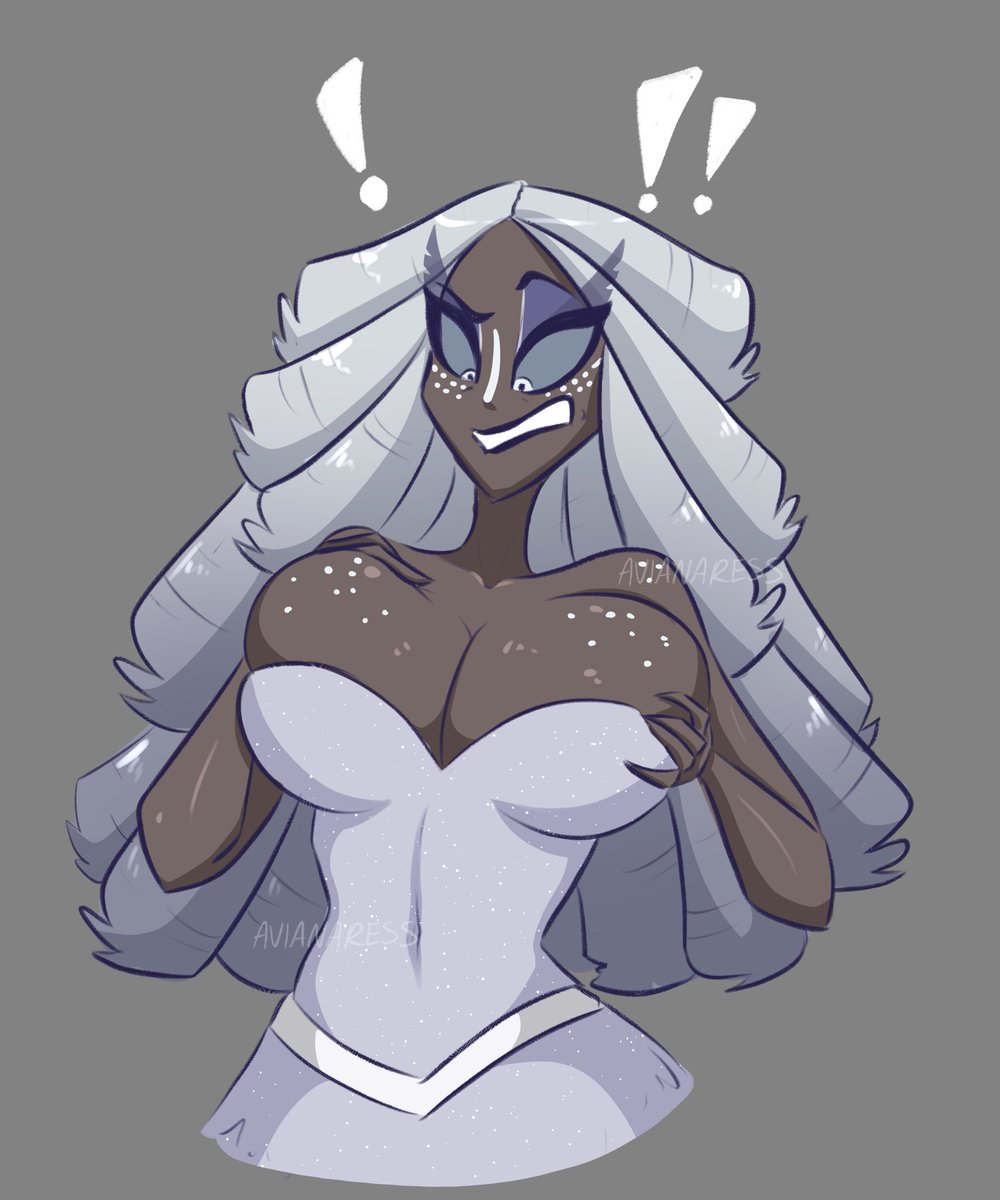 avianaress's tweet photo. This one was tough I won’t lie, but it turned out pretty good. I didn’t draw her crown or wings though lol https://t.co/04l7wafwAQ