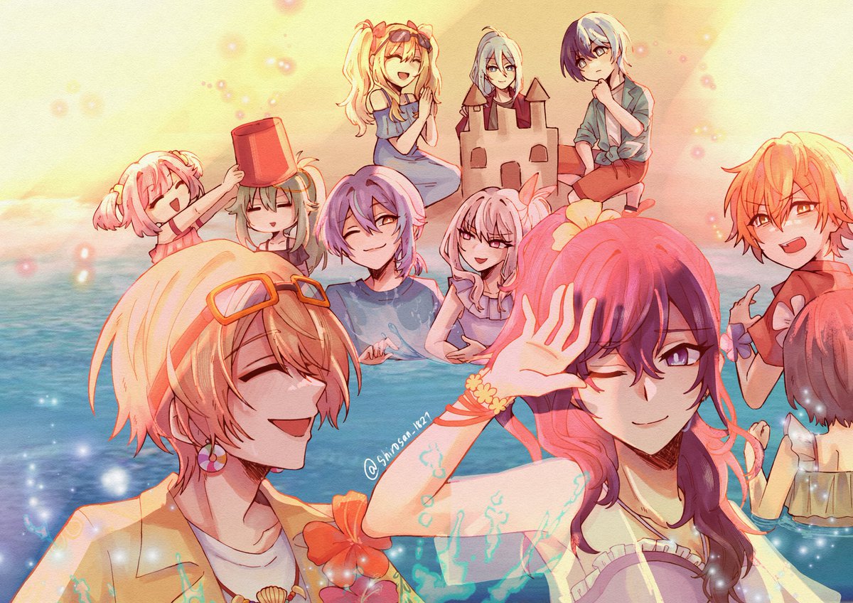 shirosan_1827's tweet photo. #CSTSummerVacation #SEGAContest #prsk_FA 
Enjoying the sunset🌅 https://t.co/4UX2MpQISR