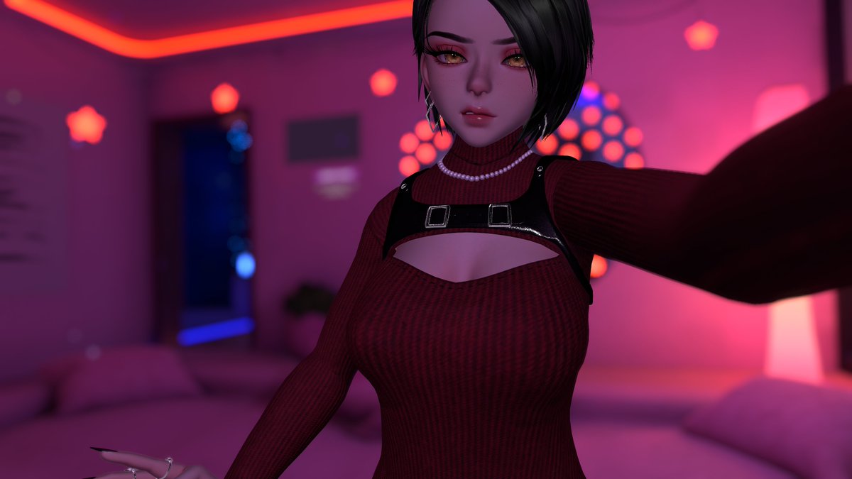 JinxysVR's tweet photo. Be honest, ponytail or the classic Ada look ?

#vrchat #cosplay https://t.co/uIwNrxcDwq