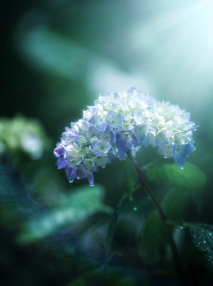 k99434371's tweet photo. 「雨上がり」

＃写真が好きな人と繋がりたい
＃TLを花でいっぱいにしよう
＃紫陽花 https://t.co/q44D1X5hVE