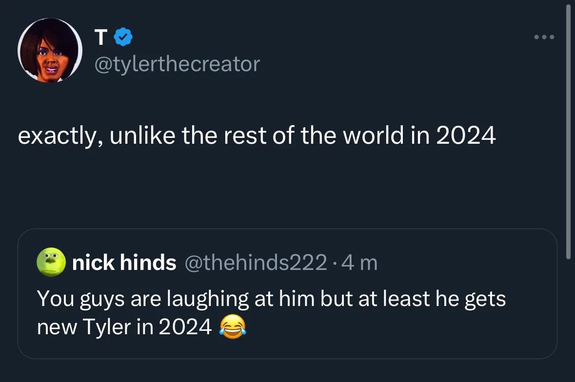 DidTTCDrop's tweet photo. I’m dying man he did this and then dropped the ST. CHROMA video seven months later 😭 https://t.co/W8IAXONGHd