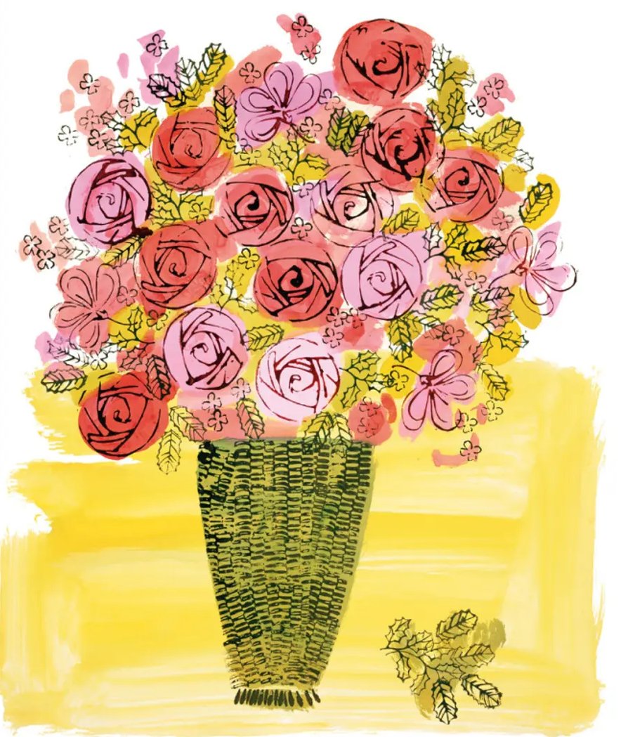 marysia_cc's tweet photo. Andy Warhol
Basket of Flowers, 1958 https://t.co/nhkX7kT4Fb