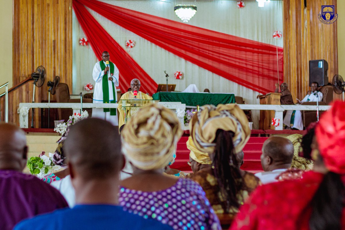 OAUniversity's tweet photo. As OAU @ 65 approaches its grand finale, the university community gathered in thanksgiving, reflection, and prayer for the future.

#OAUat65 #GreatIfe65 #LegacyOfExcellence #FutureOfImpact https://t.co/R6aoF7lU6Q