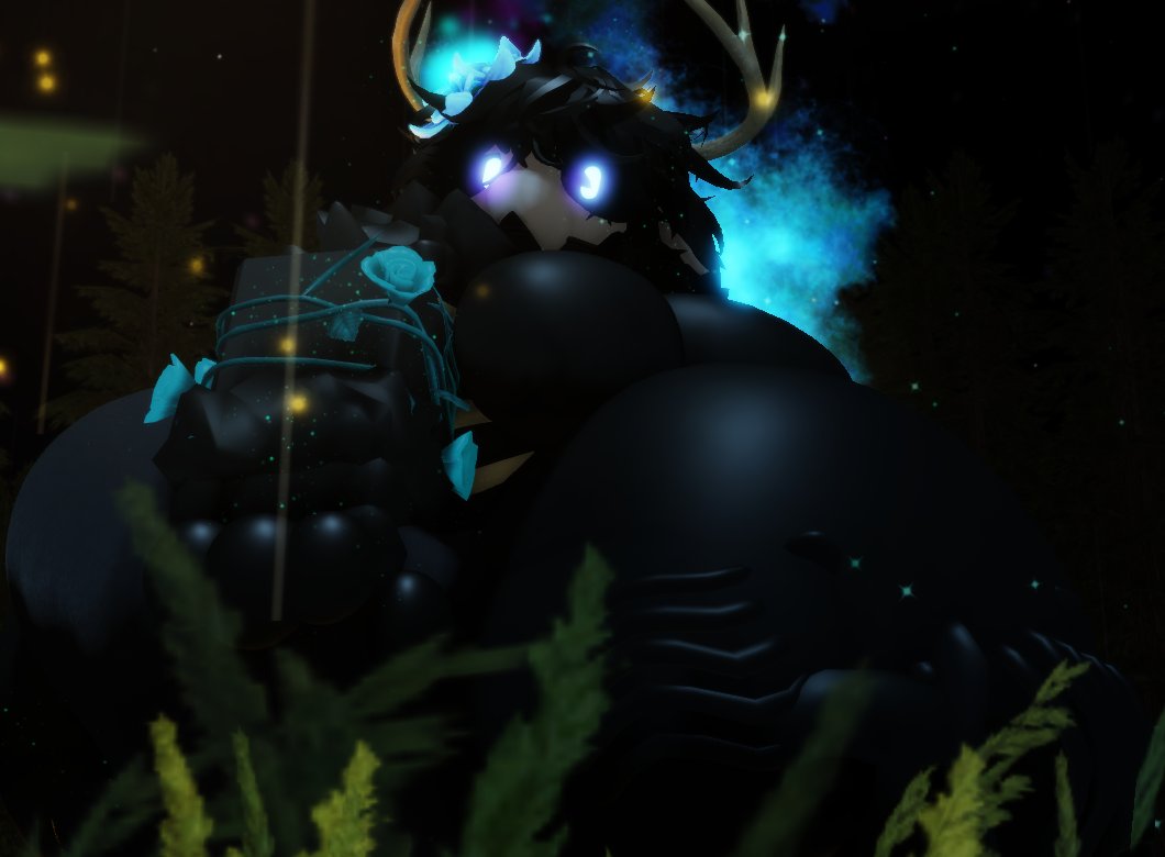 WolflingP's tweet photo. My fatass wendigo sona. 
#fat #wendigo #furry #vore #digestion https://t.co/z8N7CksPee