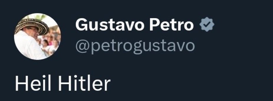 claudiaaict's tweet photo. O Presidente da Colômbia é um canalha nazi!

Este comunista escreve isto e a comunicação social, mais uma vez, ficará em silêncio. https://t.co/KwQJio6YOH