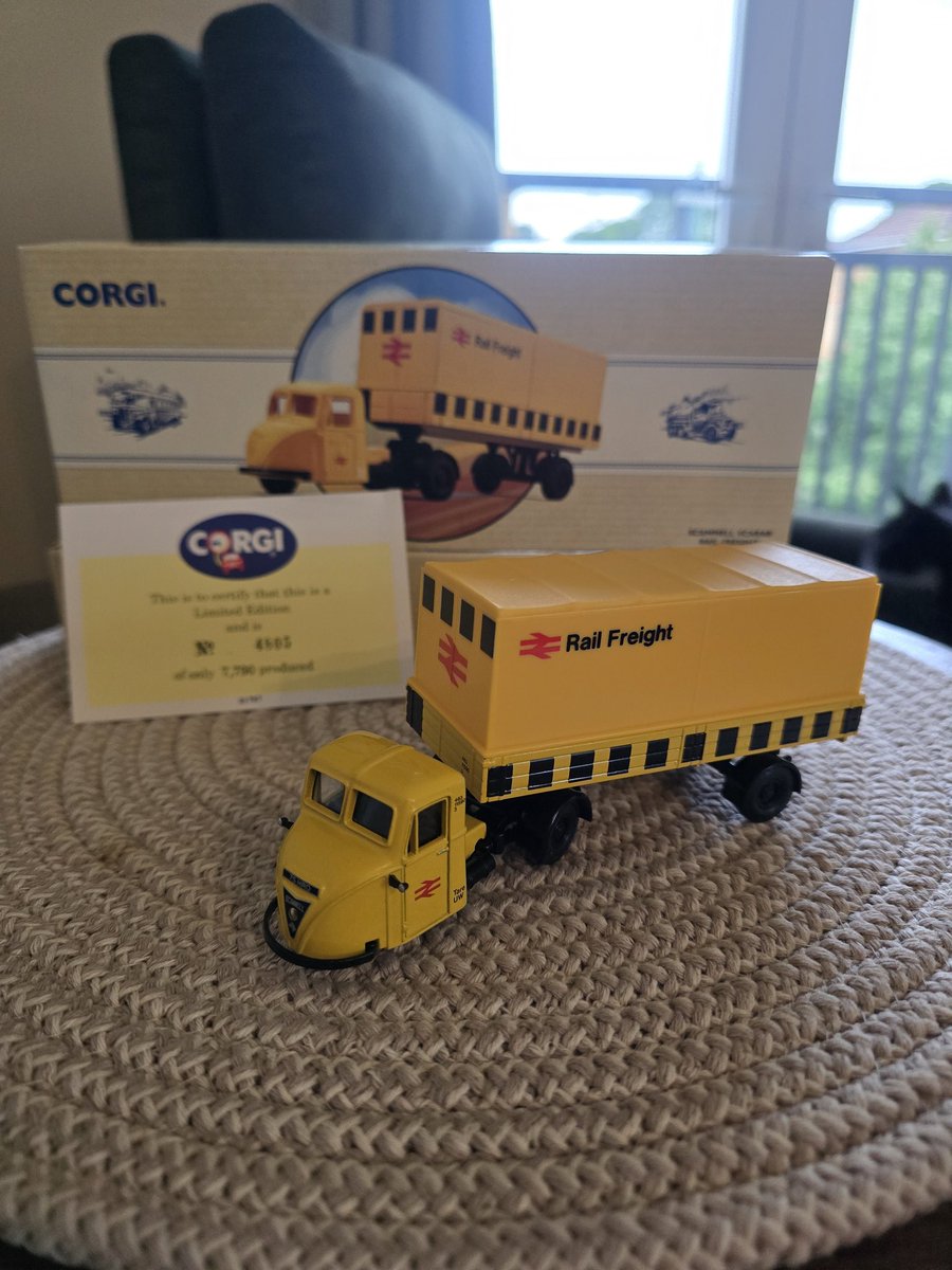 TheColonelRail's tweet photo. A trip out with my Son to Elsecar Heritage Centre  and Purchased this little Corgi model of a Scarab. 
I remember  seeing these as a kid at Scunthorpe. https://t.co/qXQHyUoZJc