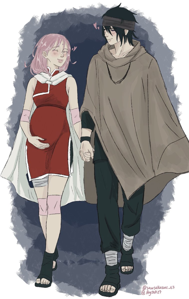 sasusaku2002_t7's tweet photo. This is my last pregnant Sakura post💜

Hope u like it https://t.co/DxaBKjlULh
