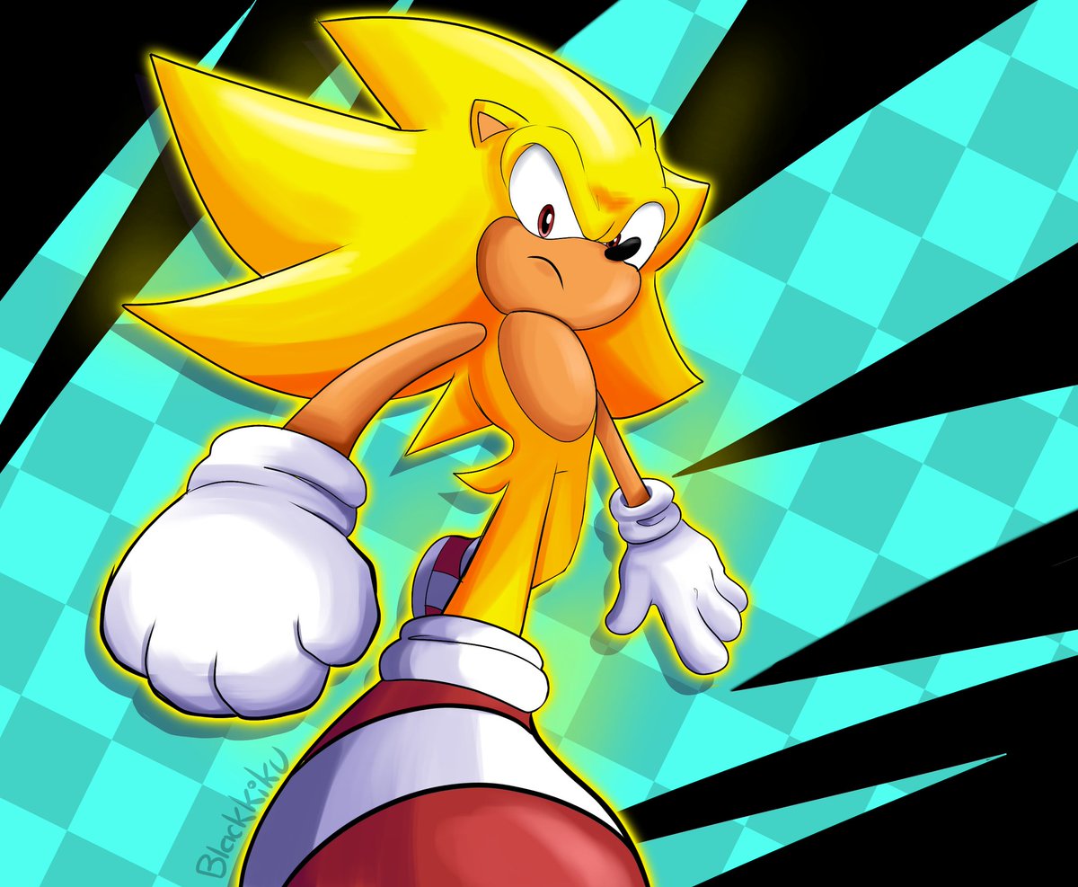 blackkikutime's tweet photo. Super Sonic https://t.co/d3Q4QfbK3b