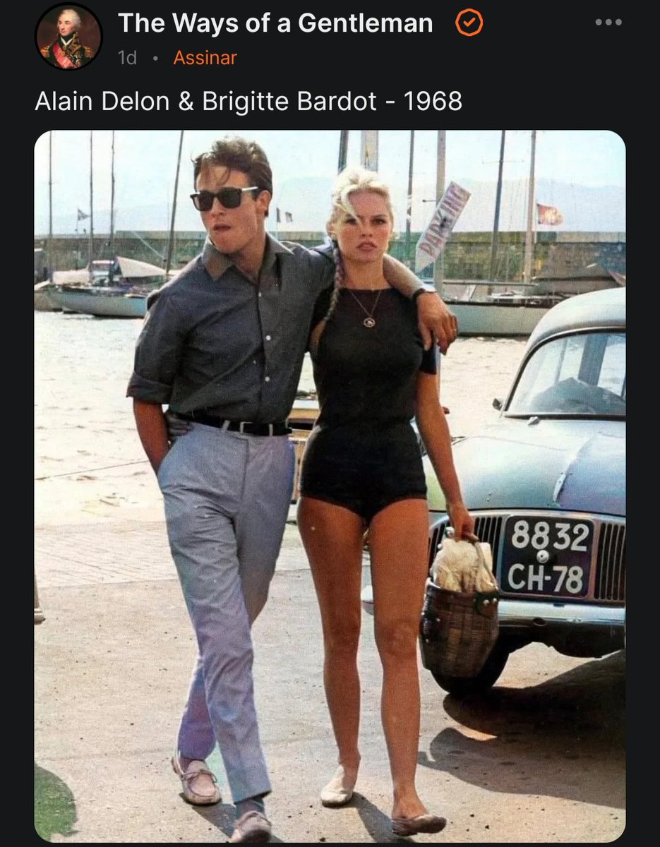 RHyperboreo's tweet photo. At least in my city - but I believe this is true of all major cities in the West - proportionally beautiful and elegant couples have completely disappeared. Zero! 

Nowadays it’s always the same image: a beautiful, well-groomed woman standing next to a physically ruined man who is dressed aesthetically like a servant - sneakers, shorts, and a t-shirt. The very image of male servitude. 

The worst part is that this has become a social pressure: men must not be “toxic” or sexually assertive, while the woman expresses her independence by being beautiful and well-dressed. It’s a comfortable aesthetic cage that men have willingly stepped into.

Meanwhile, handsome, elegant, and intelligent men find themselves isolated at home, training and reading Schopenhauer and Spengler, because their mere existence is seen as an existential threat to feminist and progressive lies.