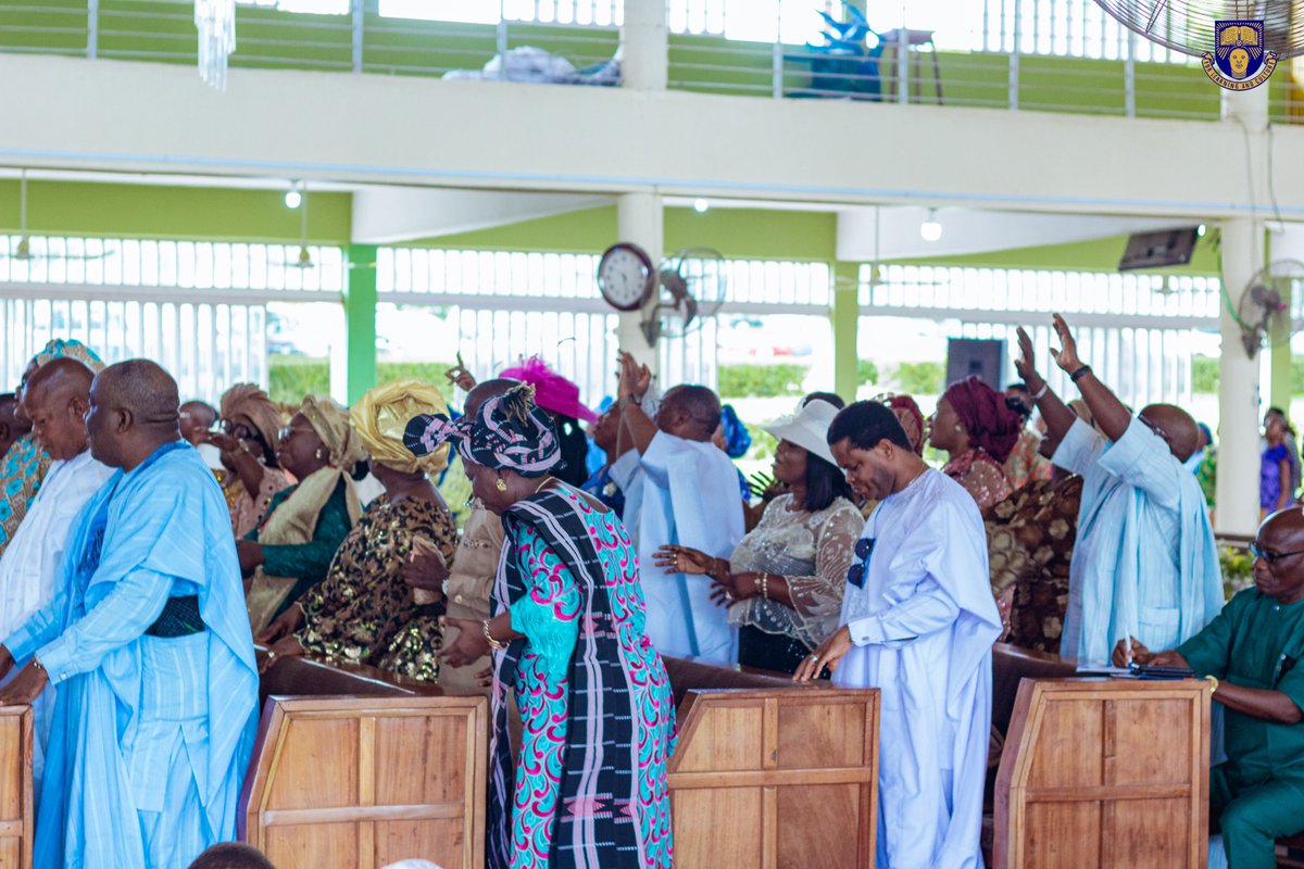 OAUniversity's tweet photo. As OAU @ 65 approaches its grand finale, the university community gathered in thanksgiving, reflection, and prayer for the future.

#OAUat65 #GreatIfe65 #LegacyOfExcellence #FutureOfImpact https://t.co/R6aoF7lU6Q