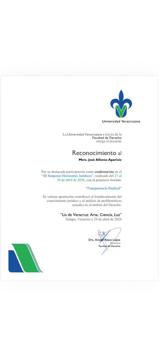 JoseAlfonsoAV's tweet photo. Muy grato haber charlado con alumnxs de la Facultad de Derecho de la @UVeracruzanaMx, en abril pasado. https://t.co/VVAyBmn69U