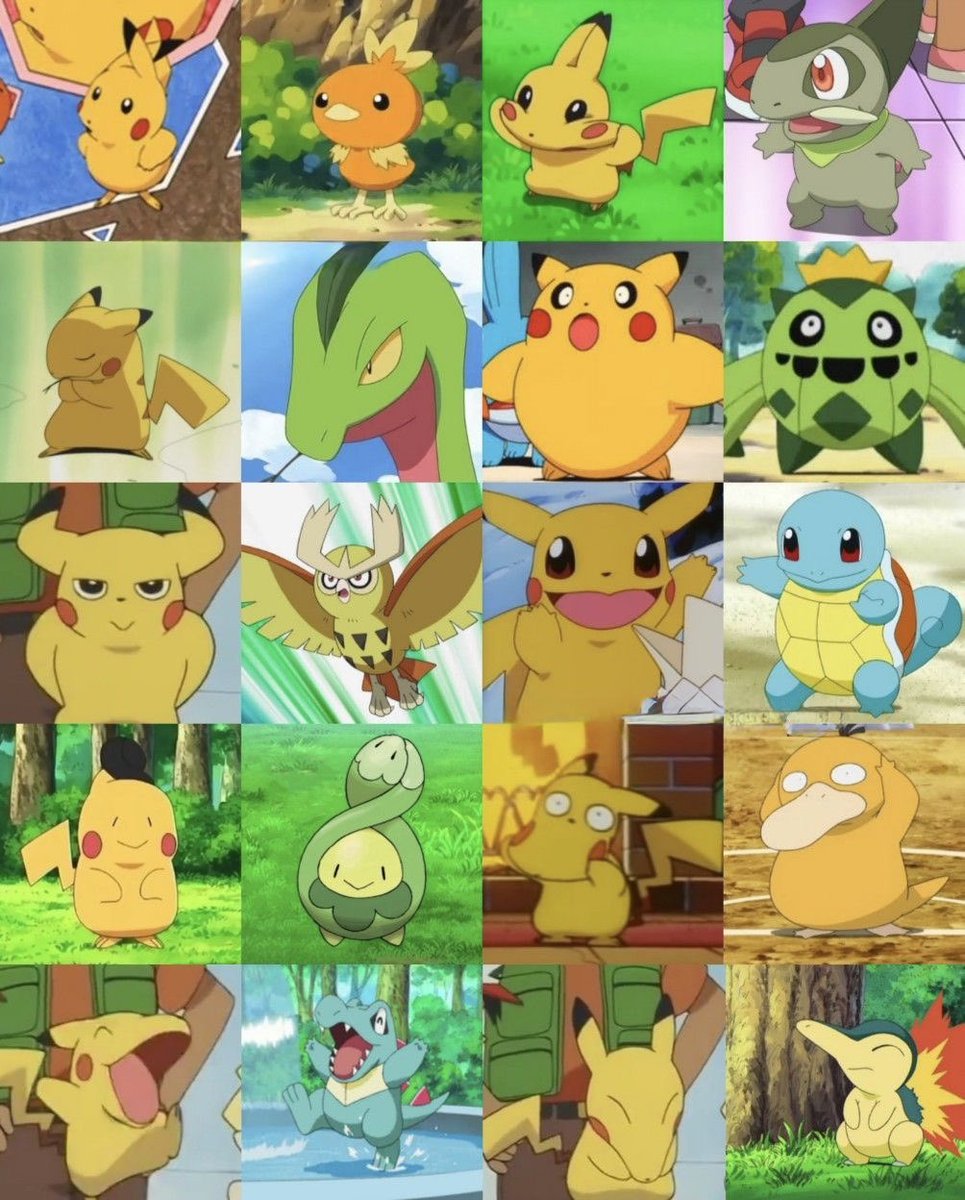 pokemon_twts's tweet photo. Pikachu's Pokemon impressions https://t.co/AgJQvNm5qD