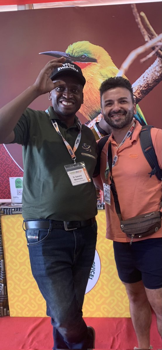 DrMbonimana's tweet photo. Today, I met hundreds of #TourOperators including 4 renowned who accepted to promote #VisitRwanda @visitrwanda_now  in #USA #Canada #America #SouthAmerica #Europe &amp;  suggested to participate in @Kwitaizina #GorillaNaming. Above all they told me  to great  @PaulKagame which I did. https://t.co/3XuaNgbfJR