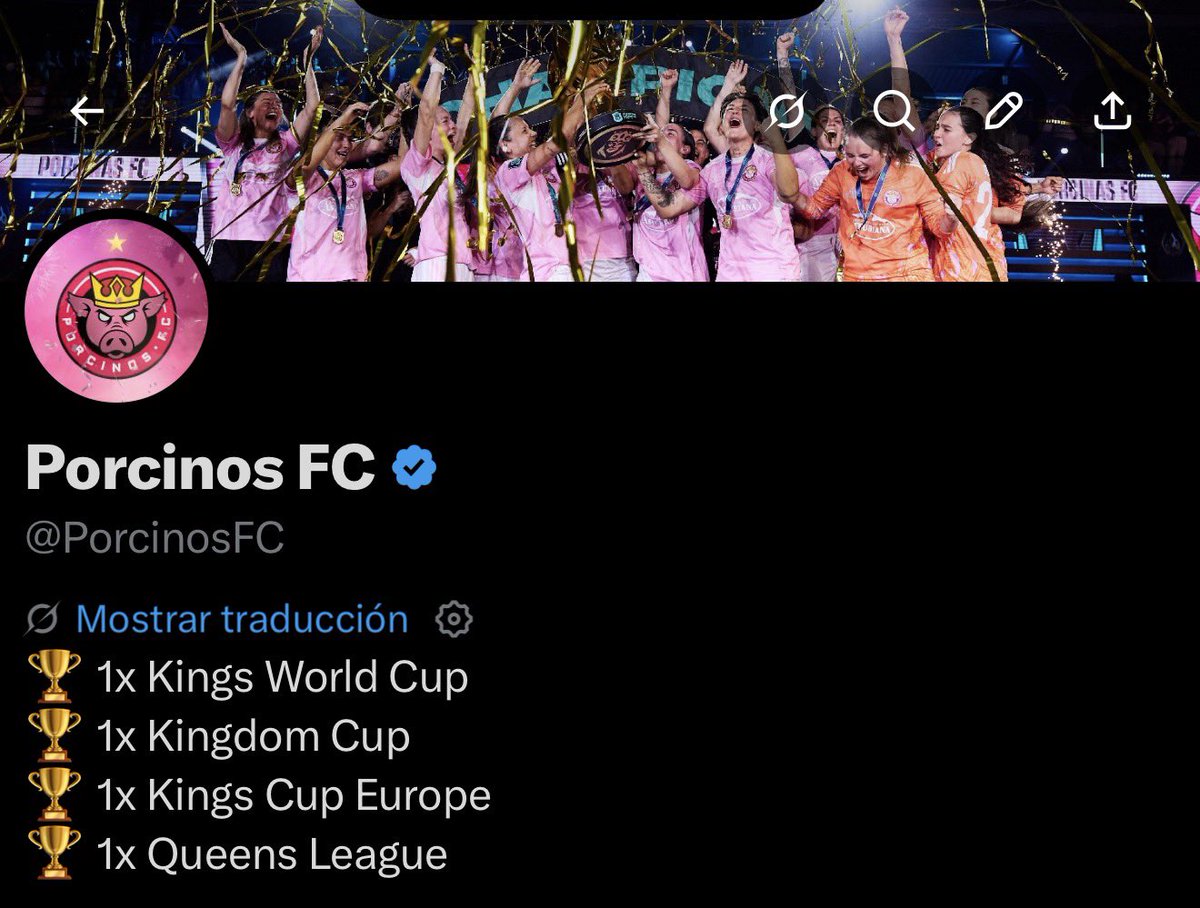 PorcinosFC's tweet photo. Buenas noches. Otro más 🏆 https://t.co/oh5wl9paOd