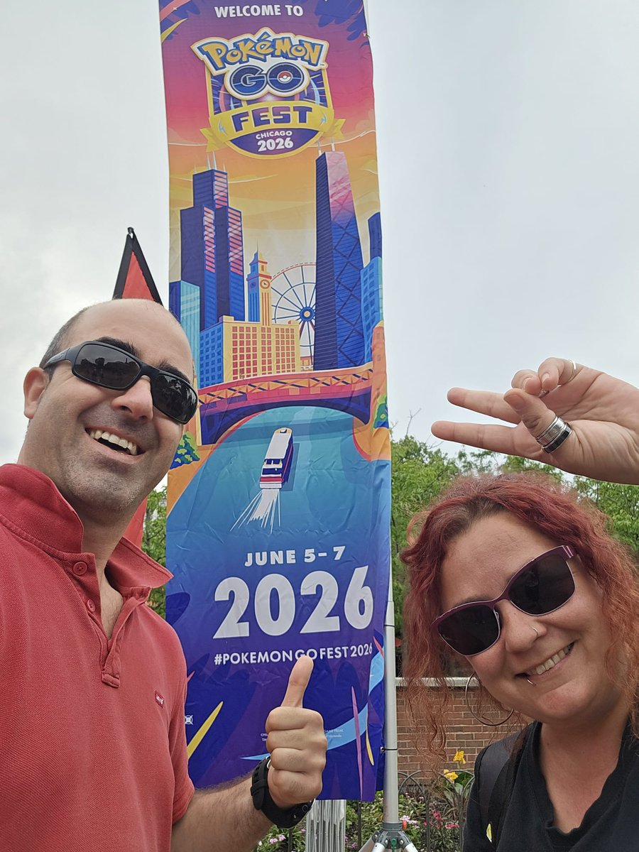 NShaiz's tweet photo. A tope en Chicago! @jobrador81 #pokemongofest2026 https://t.co/EZwija3HfU
